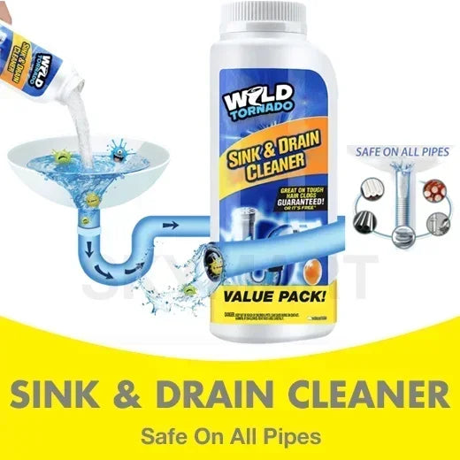 DrainBlast™ Sink & Drain Cleaner – Blast Away Clogs Fast & Safe