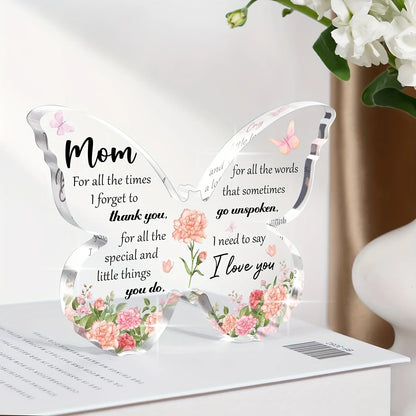 Butterfly Mom Keepsake Birthday Gift