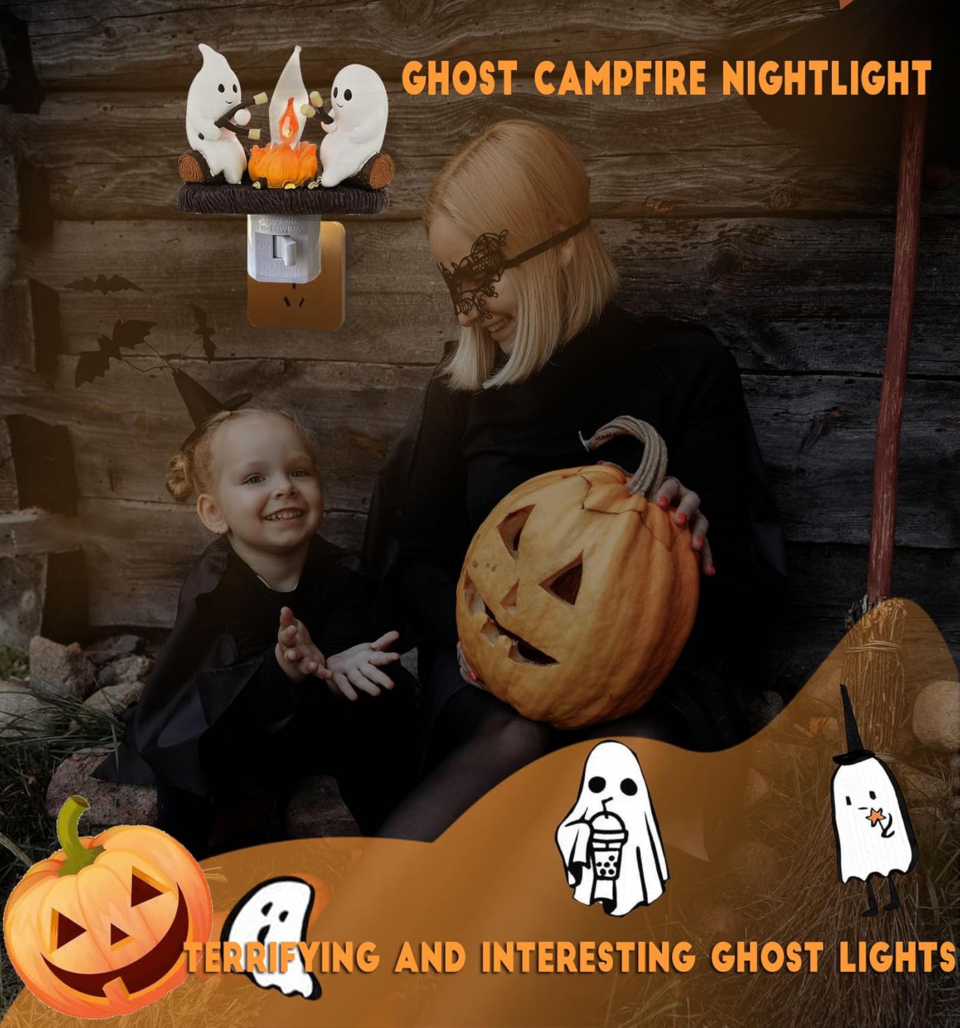 Ghost Campfire Night Light – Limited Halloween Edition