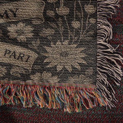 The Perfect "Til Death Do Us Part" Woven Blanket