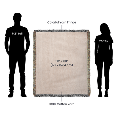 The Perfect "Til Death Do Us Part" Woven Blanket