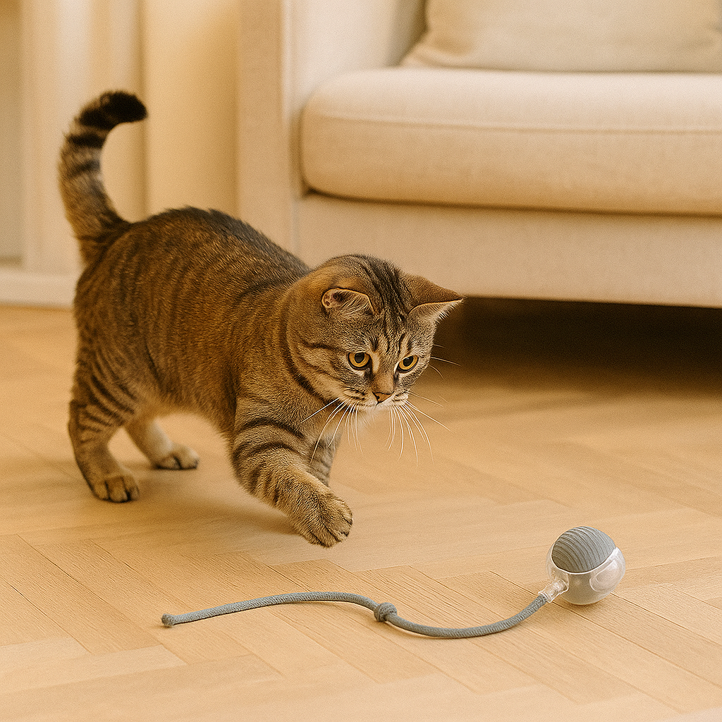 Whisker Chase Interactive Cat Ball