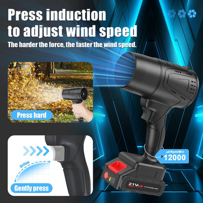 “💨 Cordless Turbo Blower | 200MPH Power