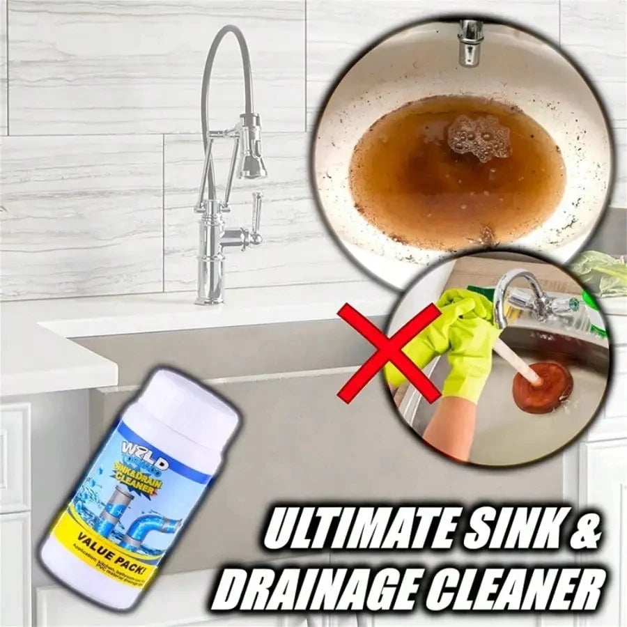 FlowFix™ Wild Tornado Drain Rescue Powder