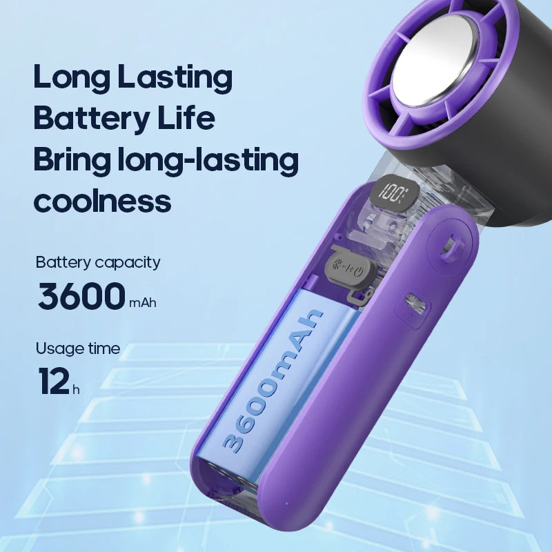 Turbo Breeze Handheld Fan