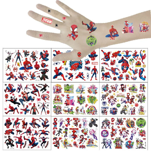 Kawaii Spider Tattoo Stickers